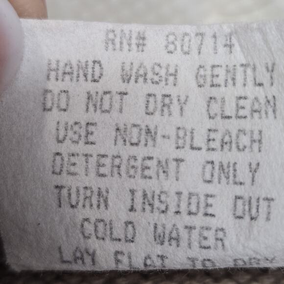 Vintage Sweater Women 1 (L XL) Handpainted Tiger Elephant 3D Flowers Tan Cropped - Picture 8 of 12